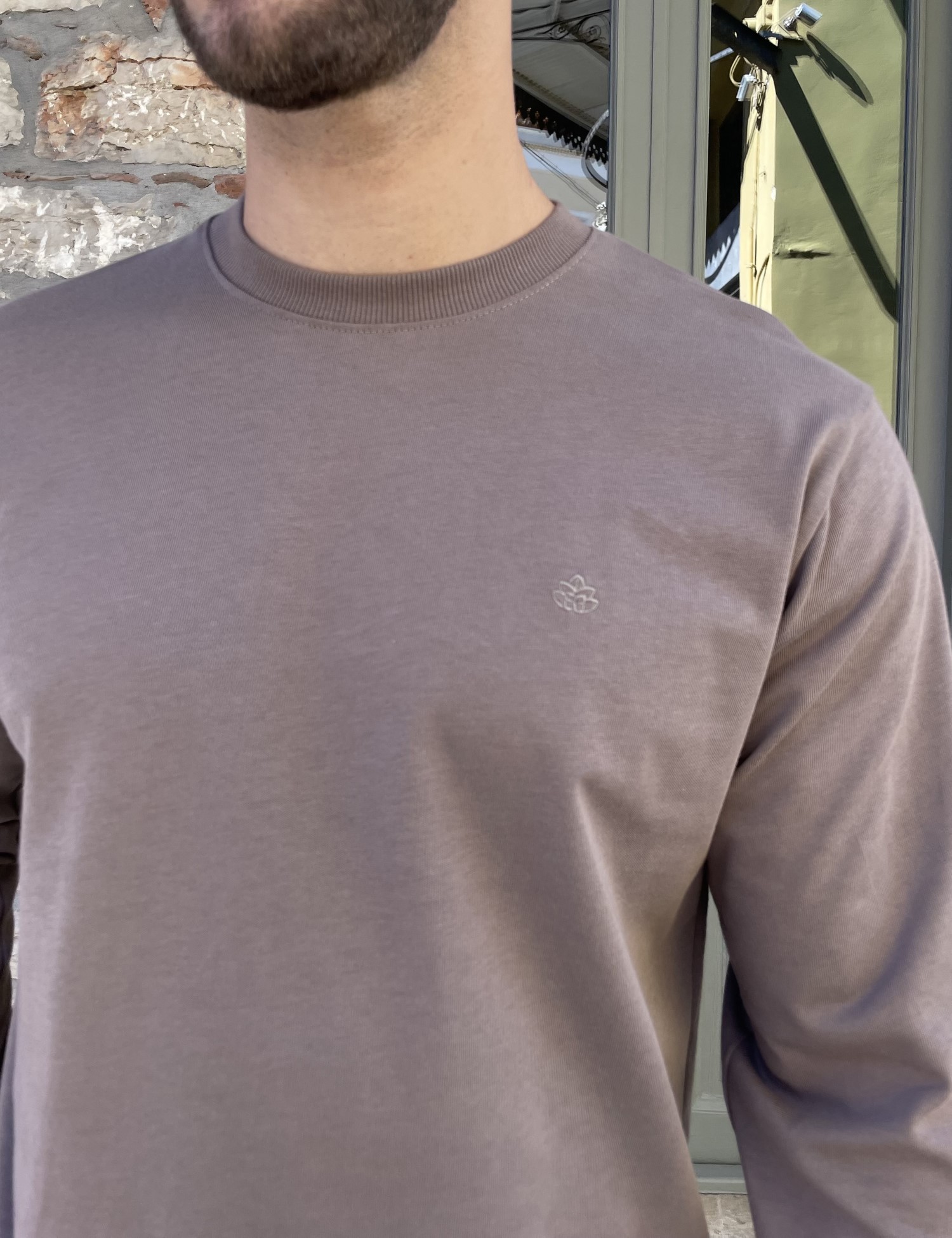 Everbest Ανδρική πούρο βαμβακερή μπλούζα Plus size 2610160P φωτογραφία